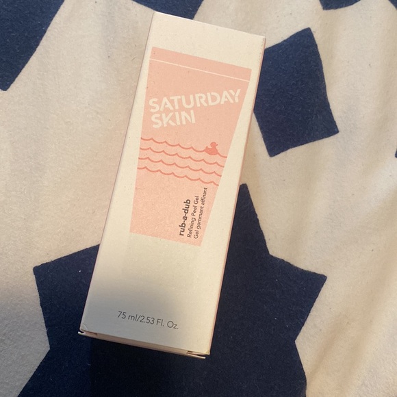 5/$25 sale  SATURDAY SKIN Rub-a-Dub Refining Peel Gel - Picture 2 of 5